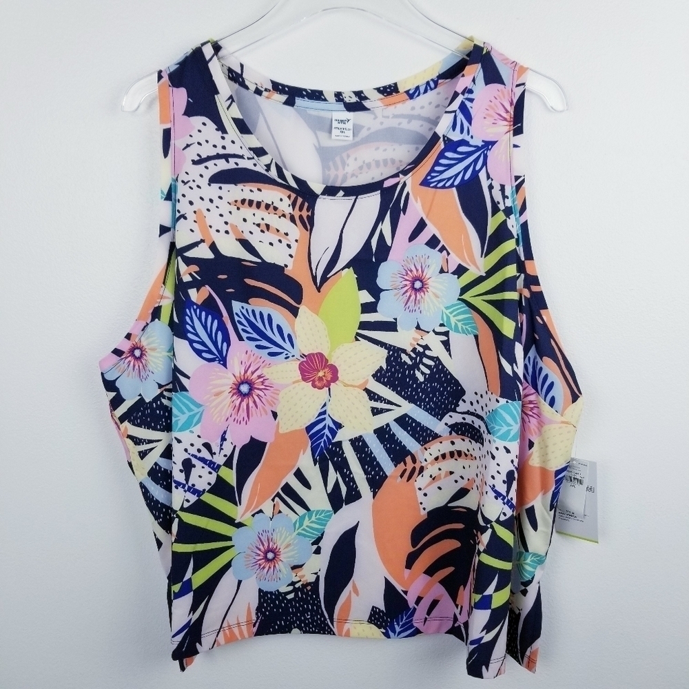 Old Navy Active Women's Floral Sleeveless Tank Top NWT